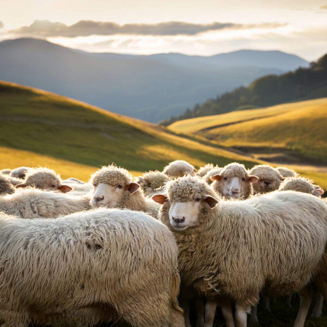 Schafwolle ist ein Naturmatirial