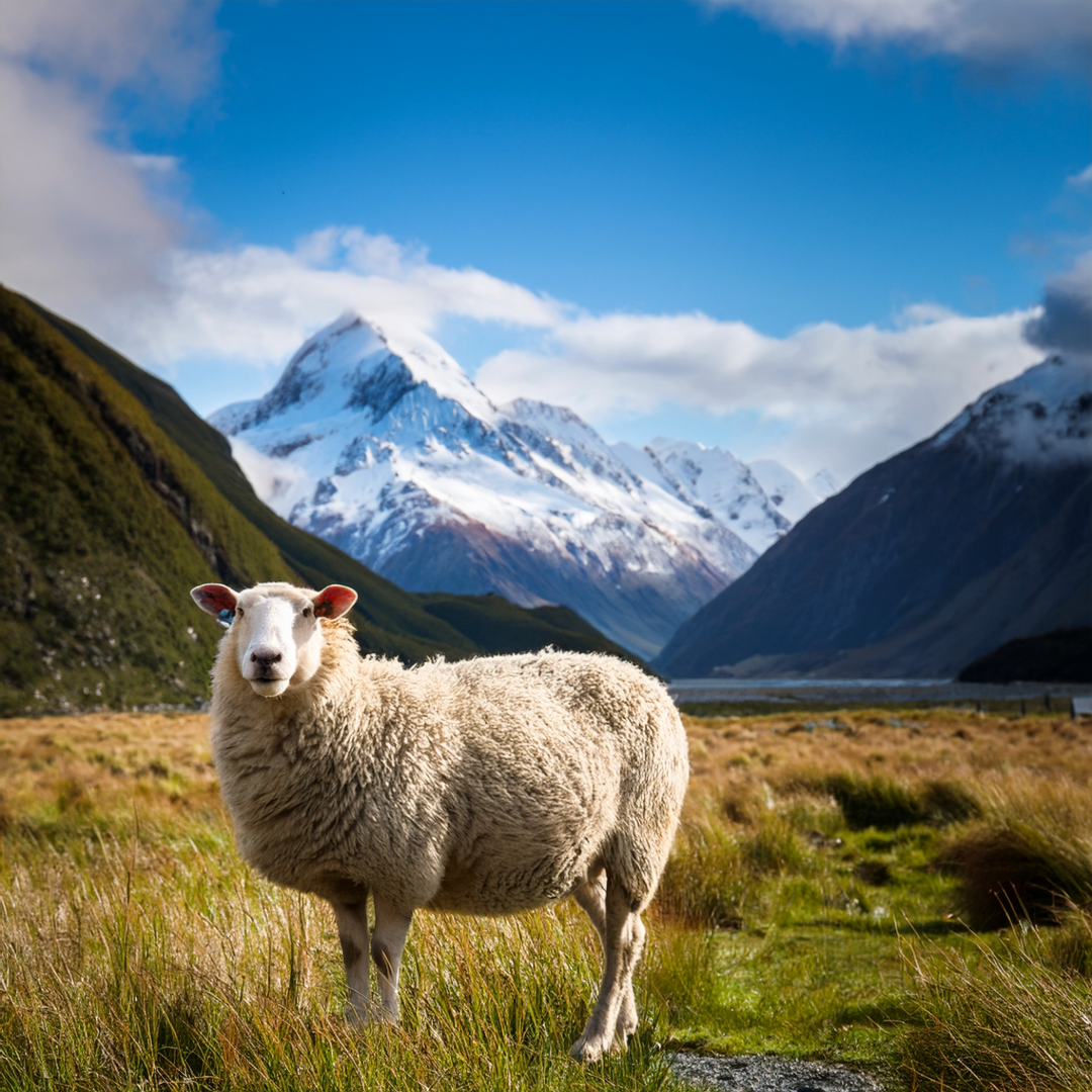 Schaf in Neuseeland