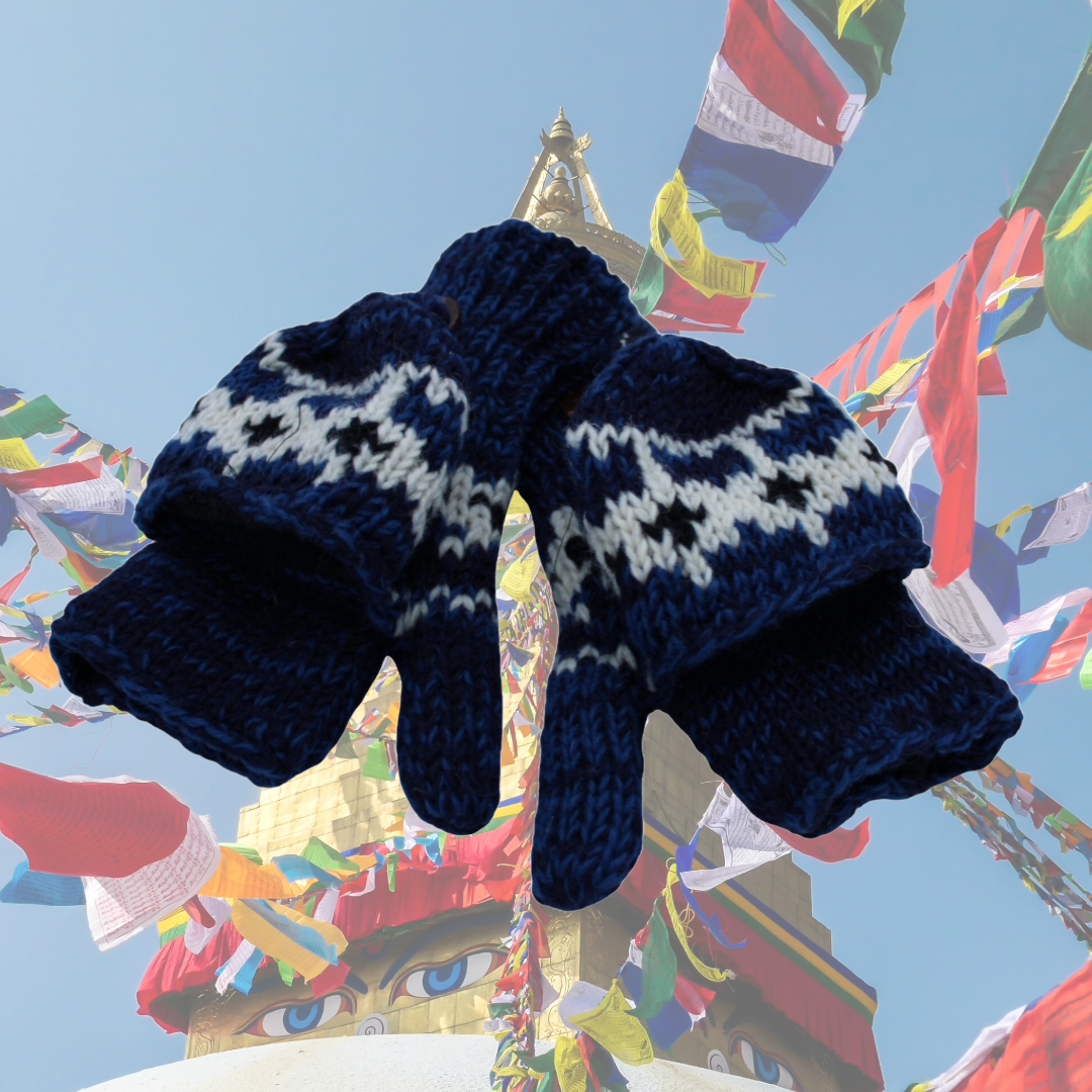 Handschuhe aus Schafwolle - Nepal