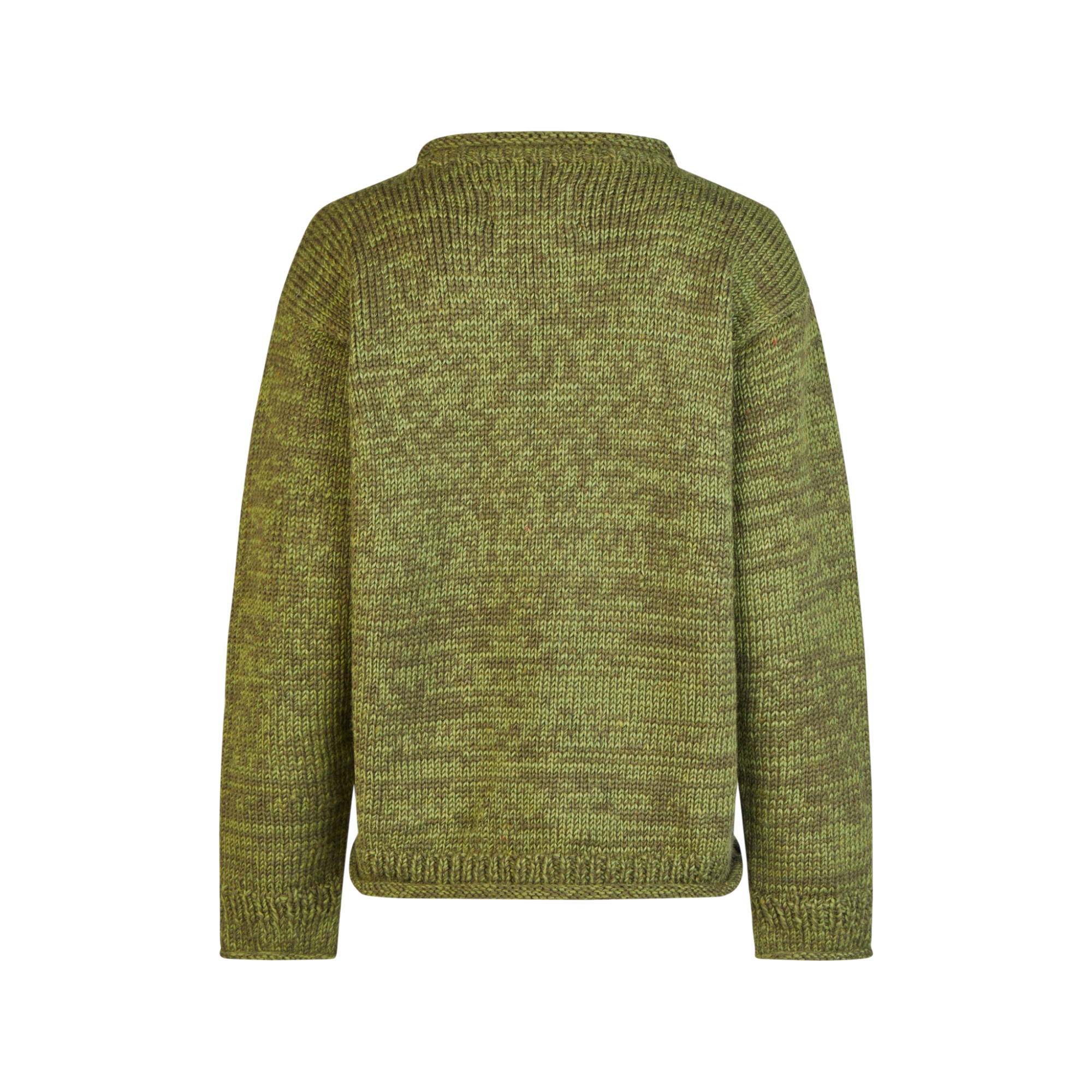 THC Schafwoll Strickpullover Grün 720 3