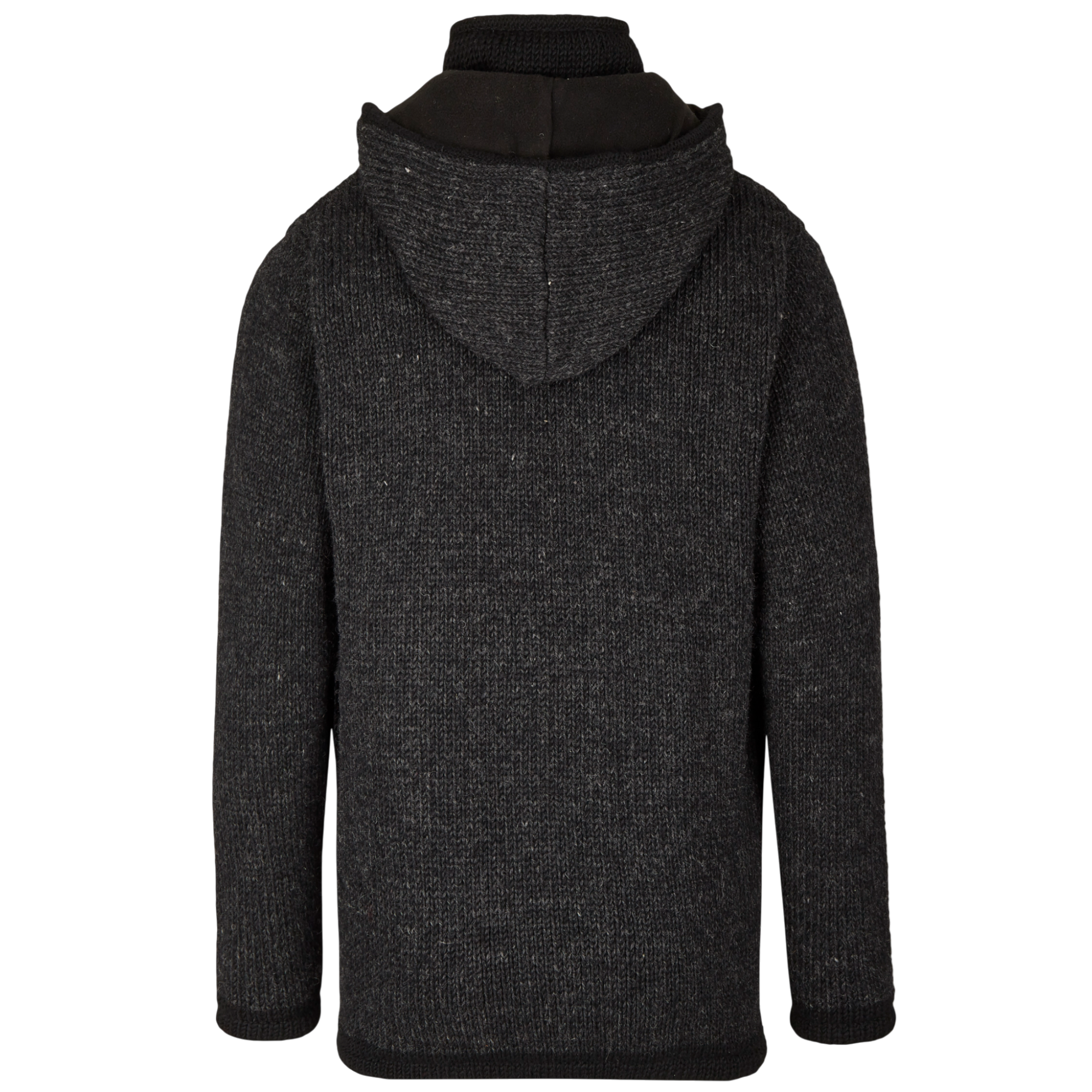 THC Schafwoll Strickjacke 810 anthrazit