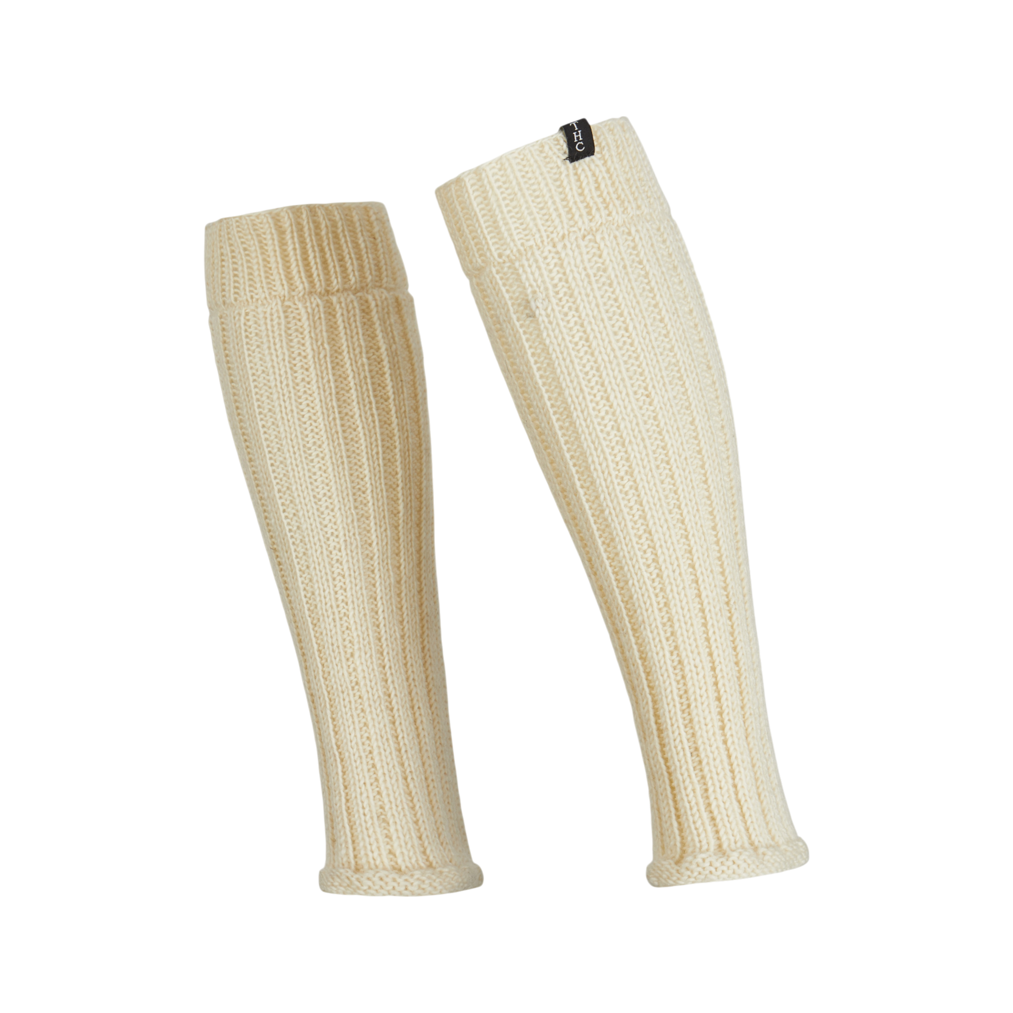 THC Schafwoll Stulpen weiß