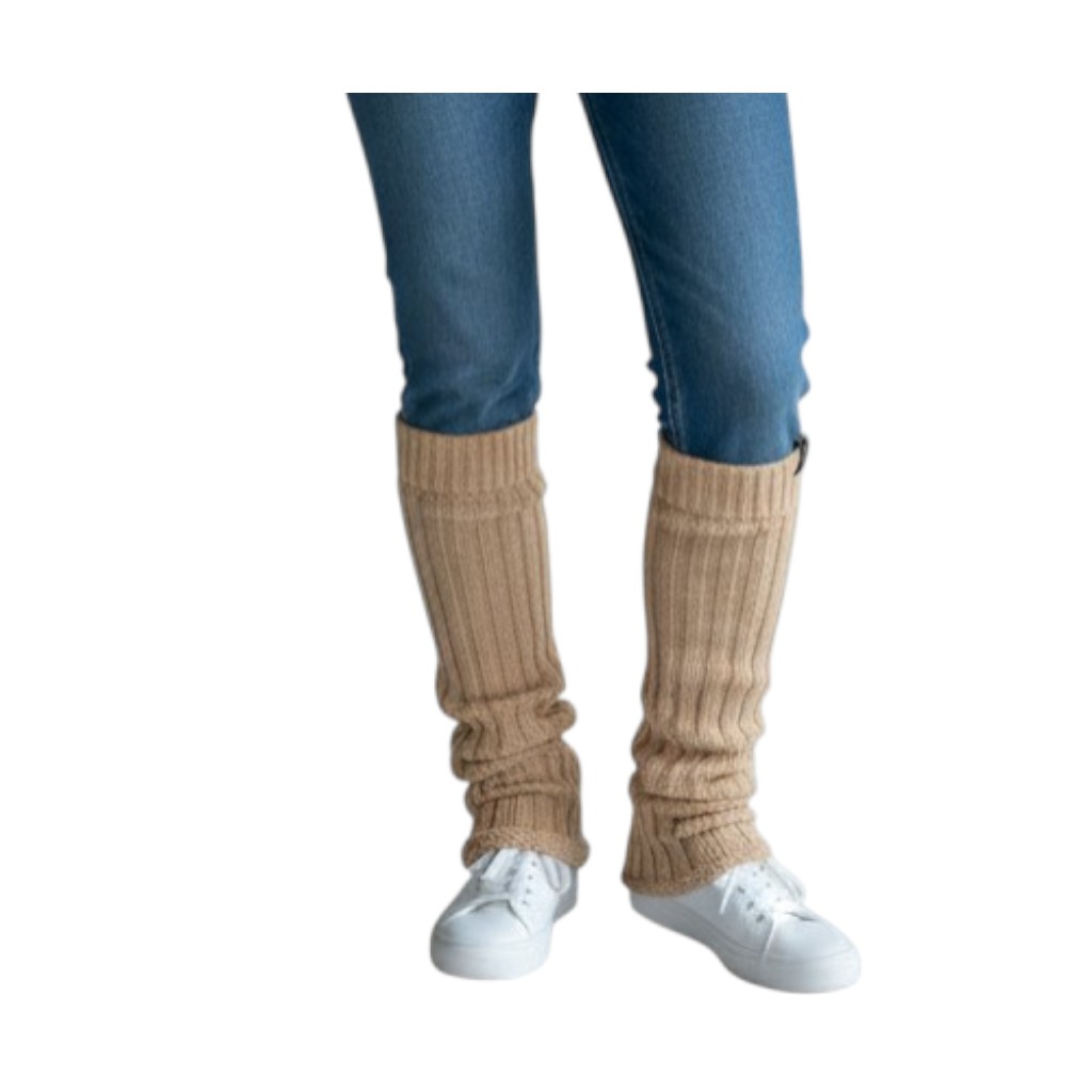 THC Schafwoll Stulpen beige 4