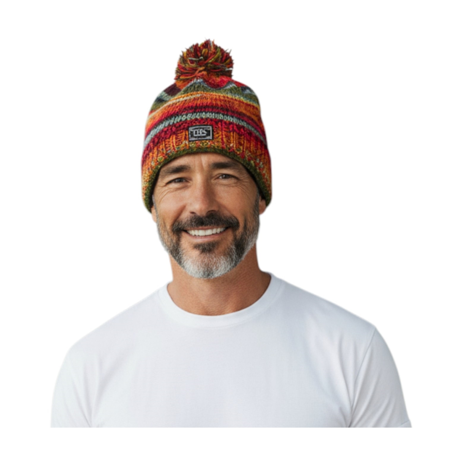 THC Schafwoll Pudelmütze 616 bunt 4