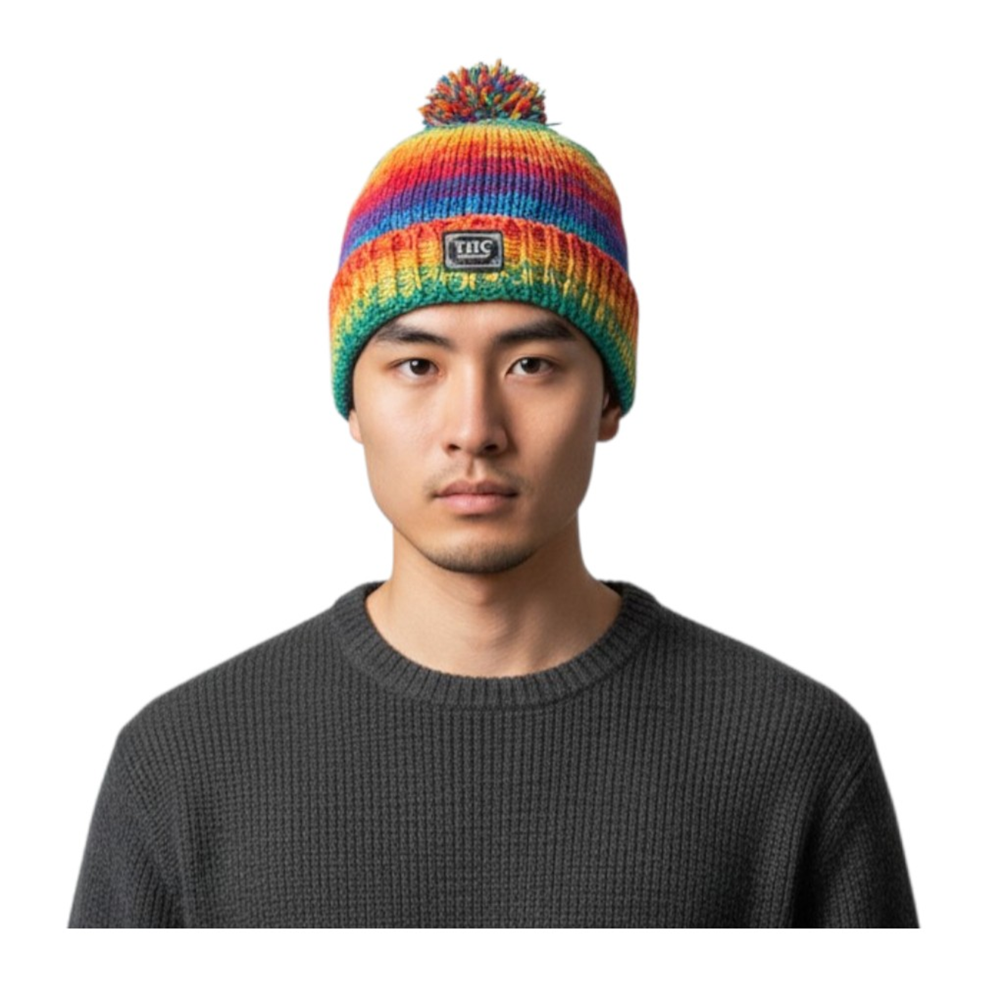 THC Schafwoll Pudelmütze 620 5