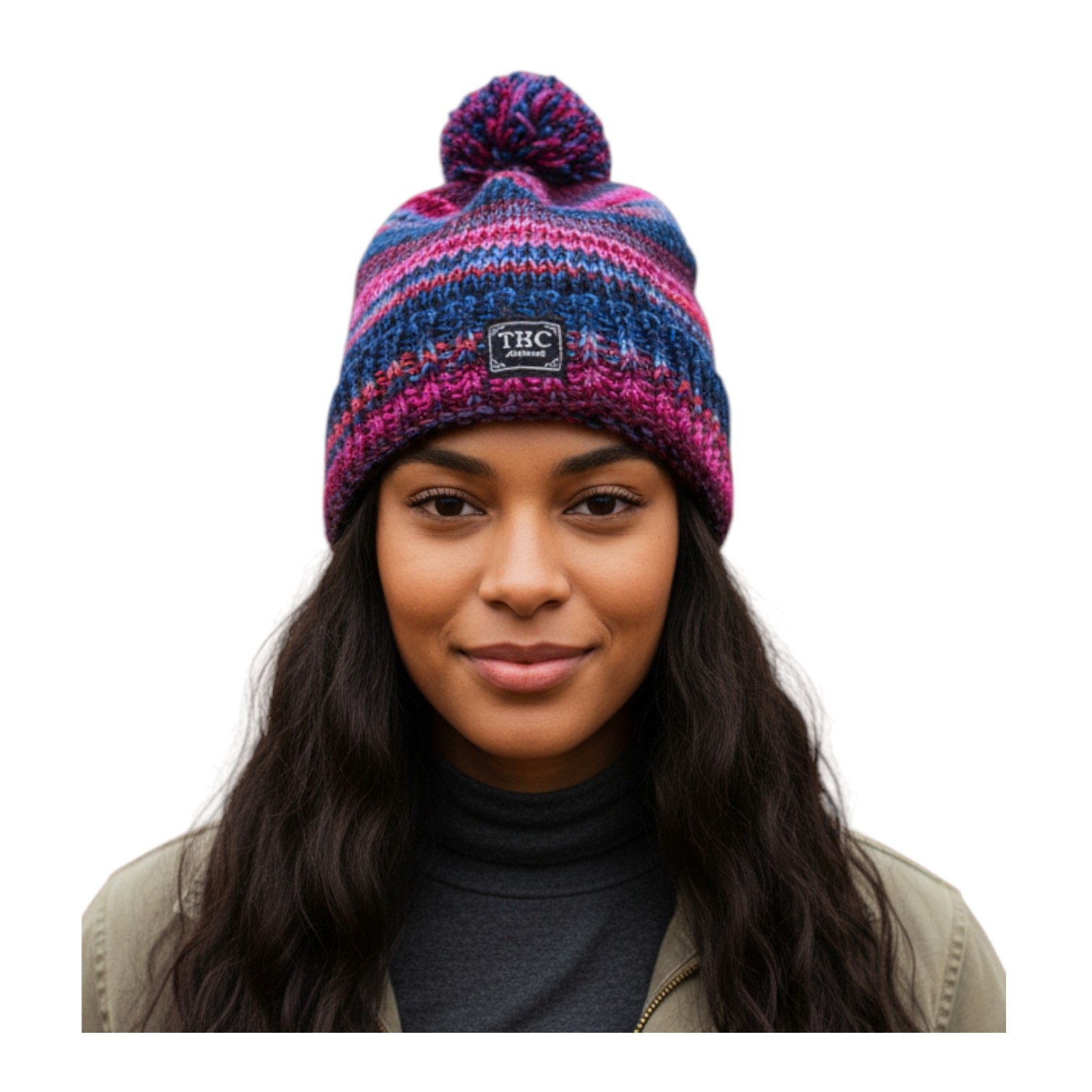 THC Schafwoll Pudelmütze 805 lila 5