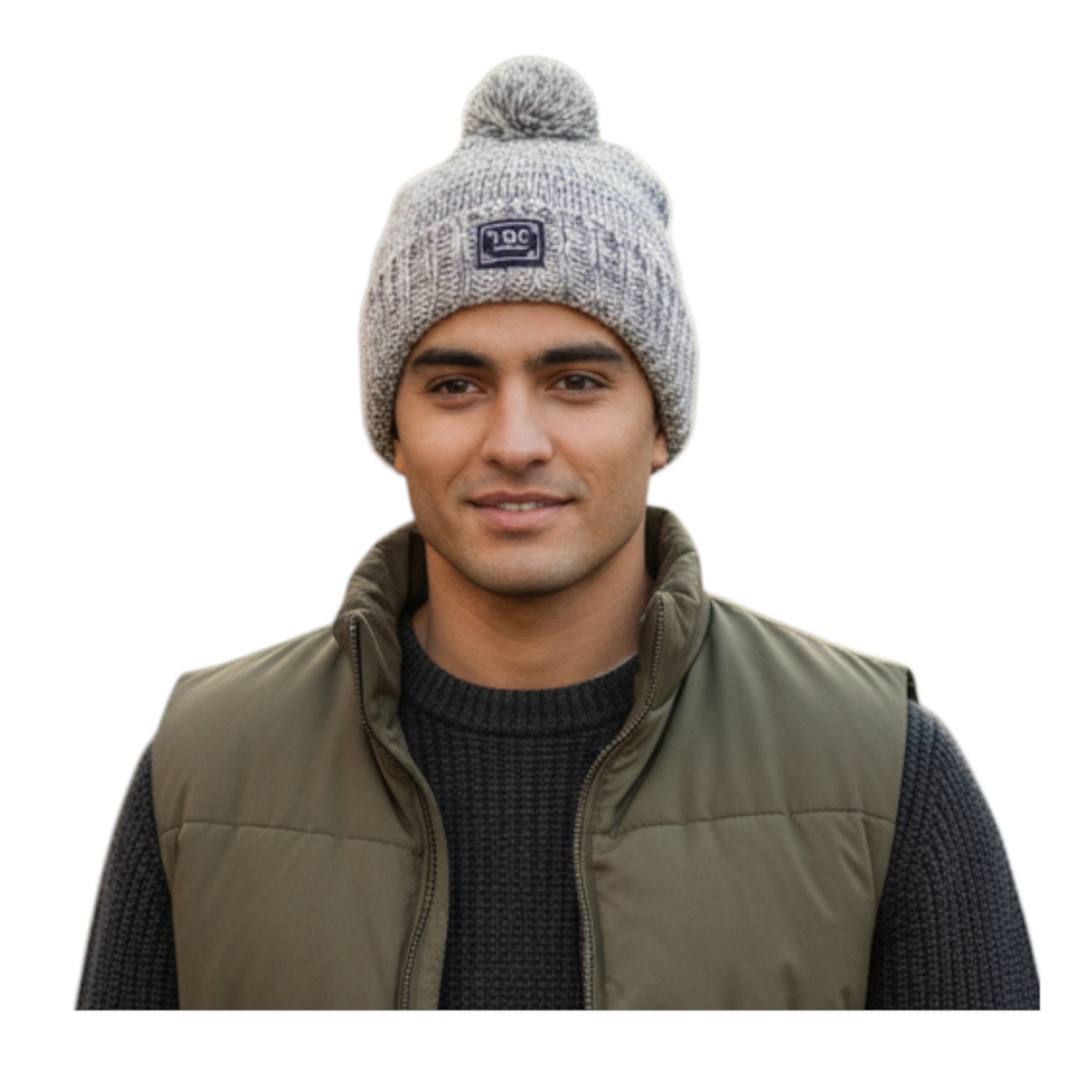 THC Schafwoll Pudelmütze 812 beige 4