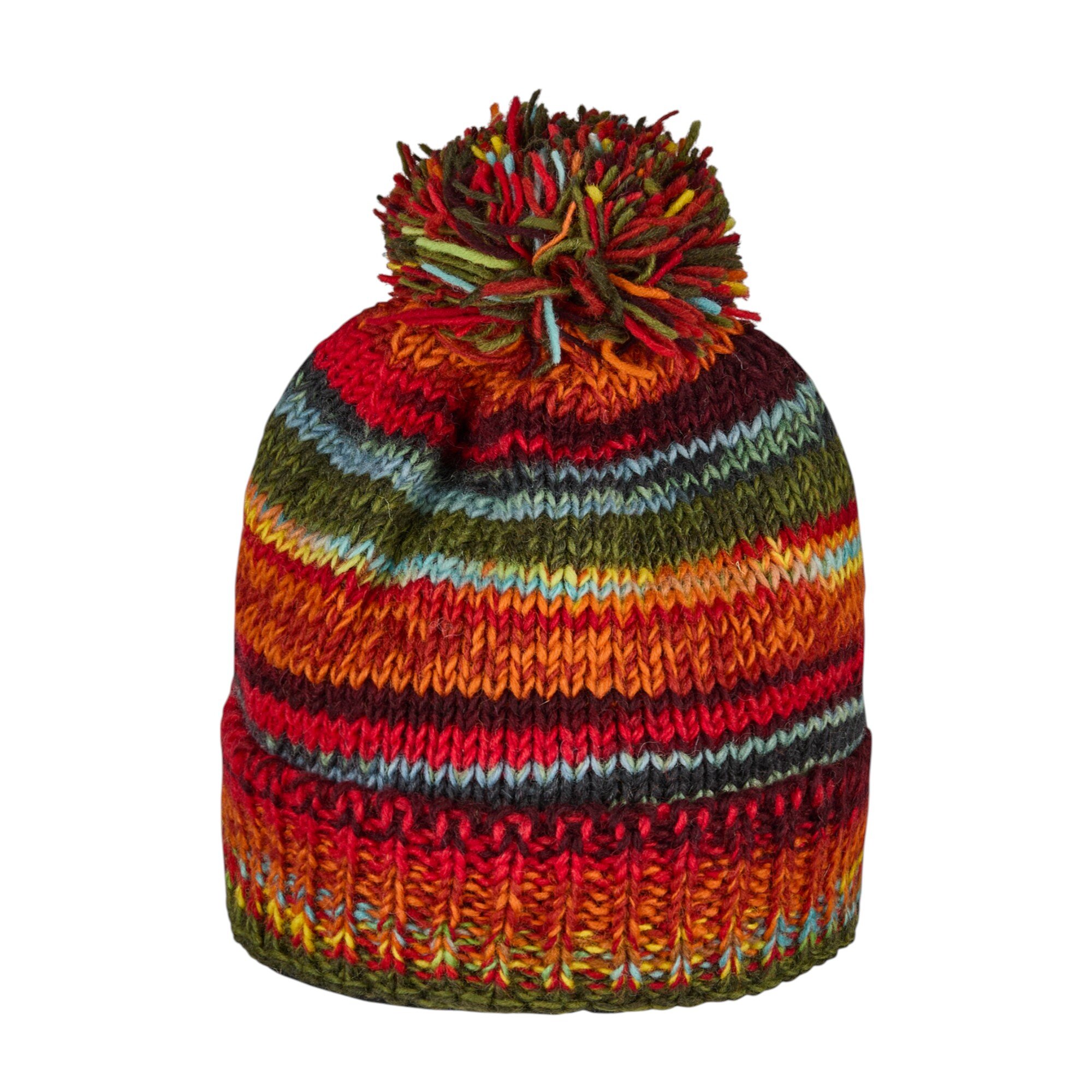 THC Schafwoll Pudelmütze 616 bunt 3