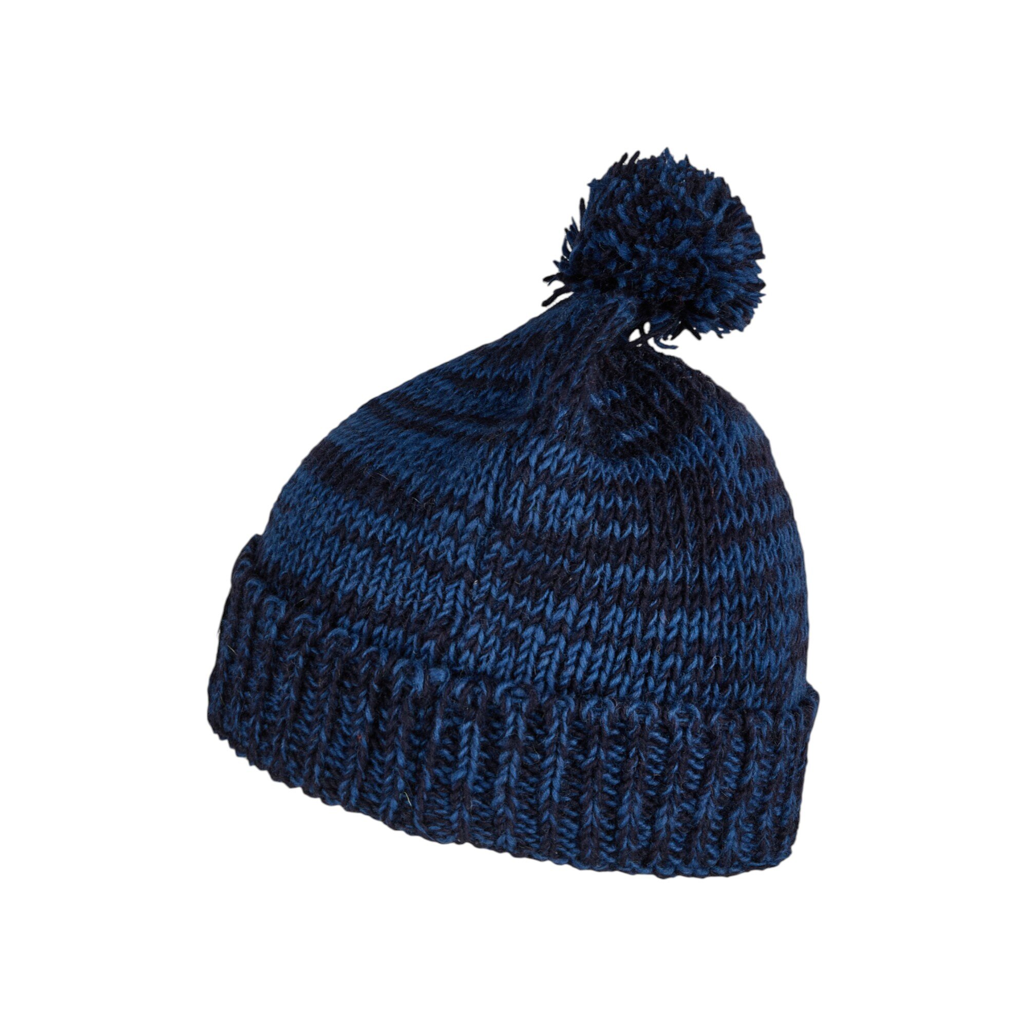 THC Schafwoll Pudelmütze 716 blau