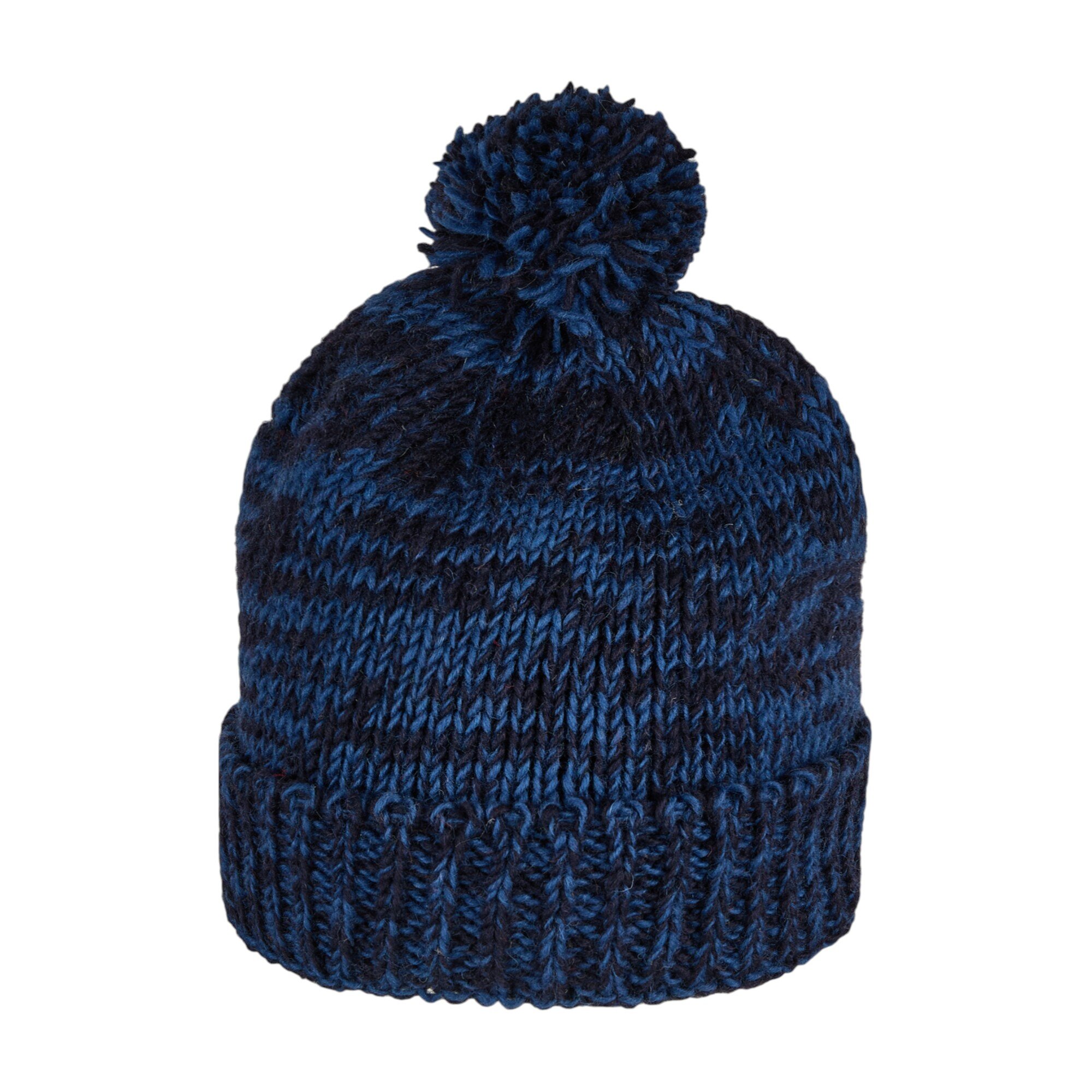 THC Schafwoll Pudelmütze 716 blau 3