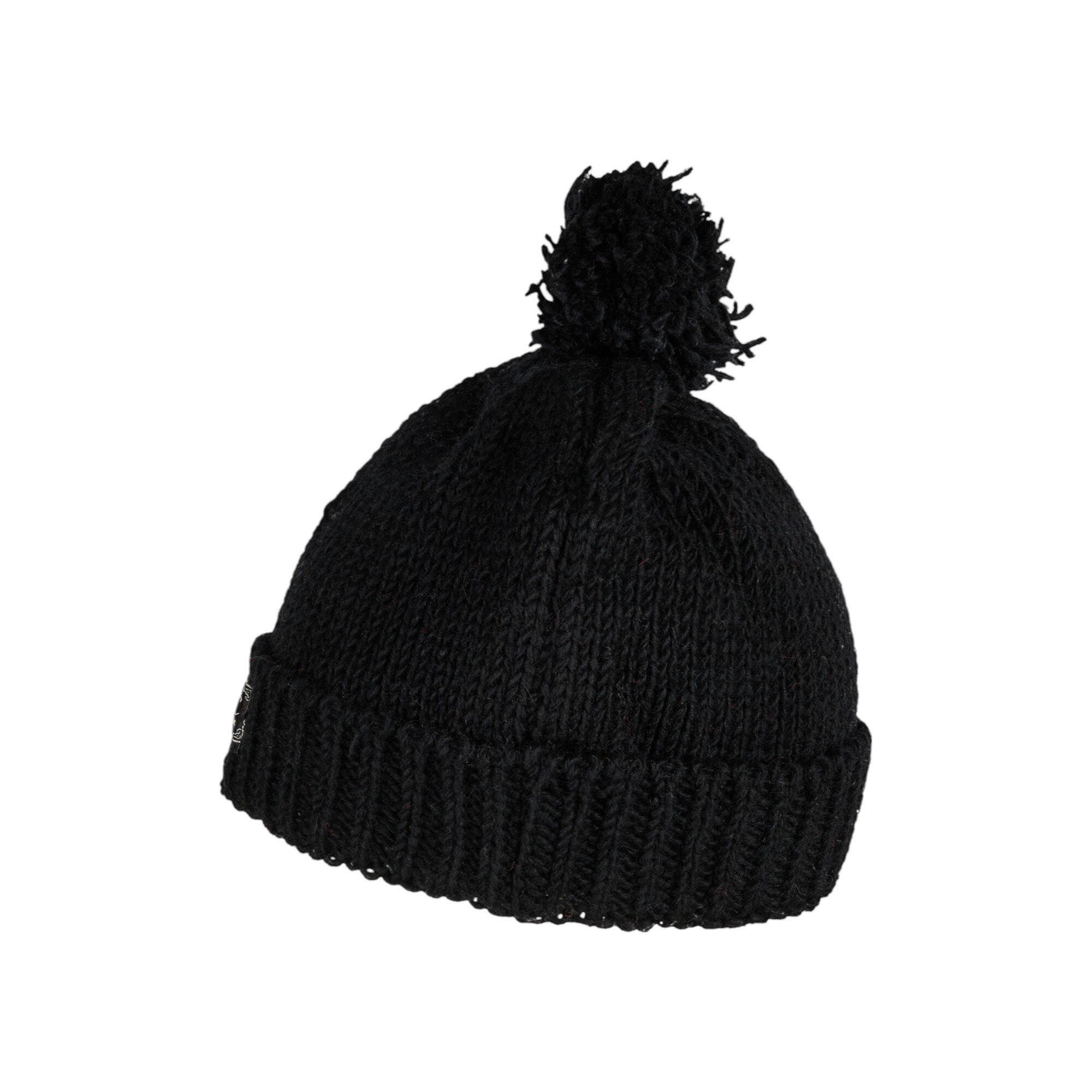 THC Schafwoll Pudelmütze 721 schwarz