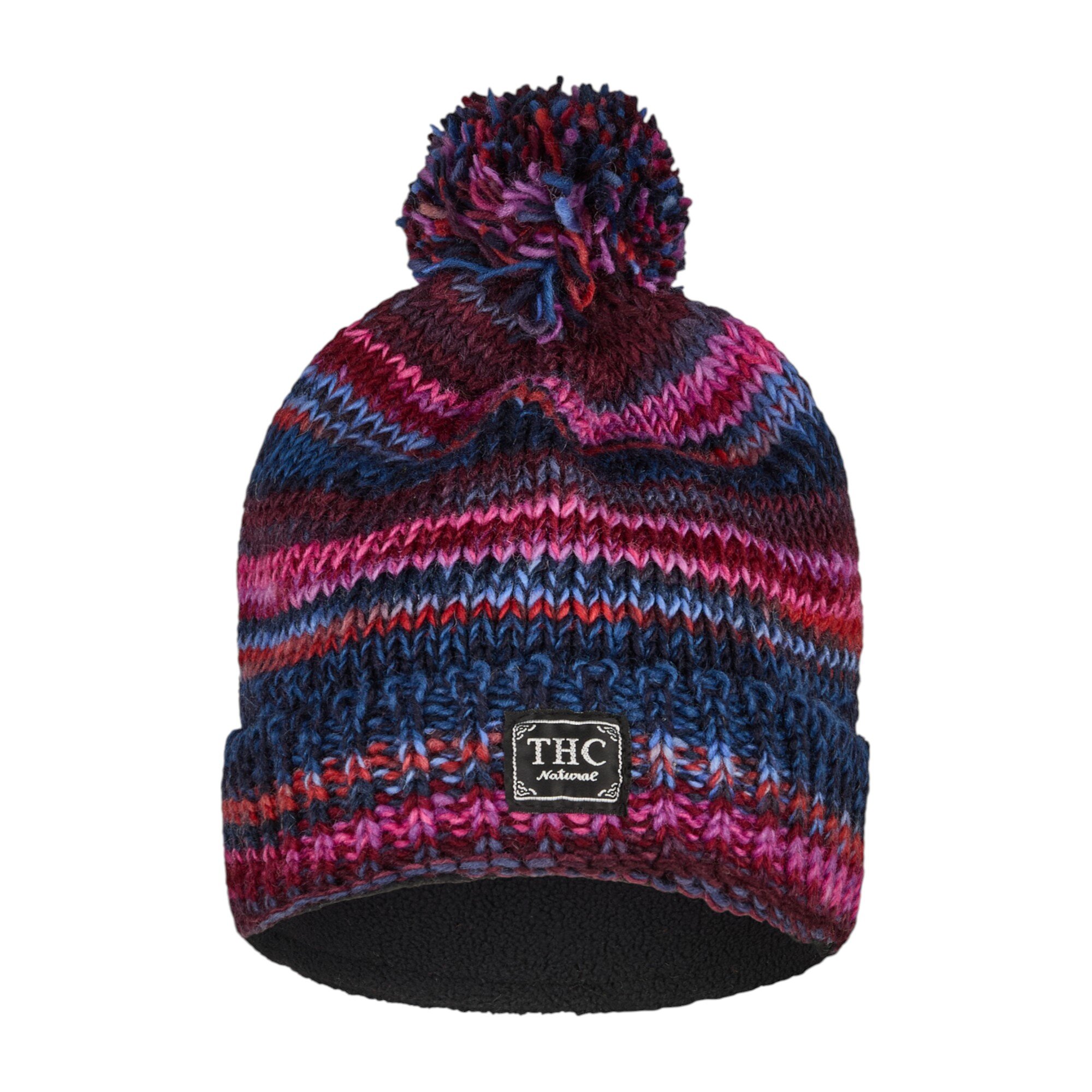 THC Schafwoll Pudelmütze 805 lila