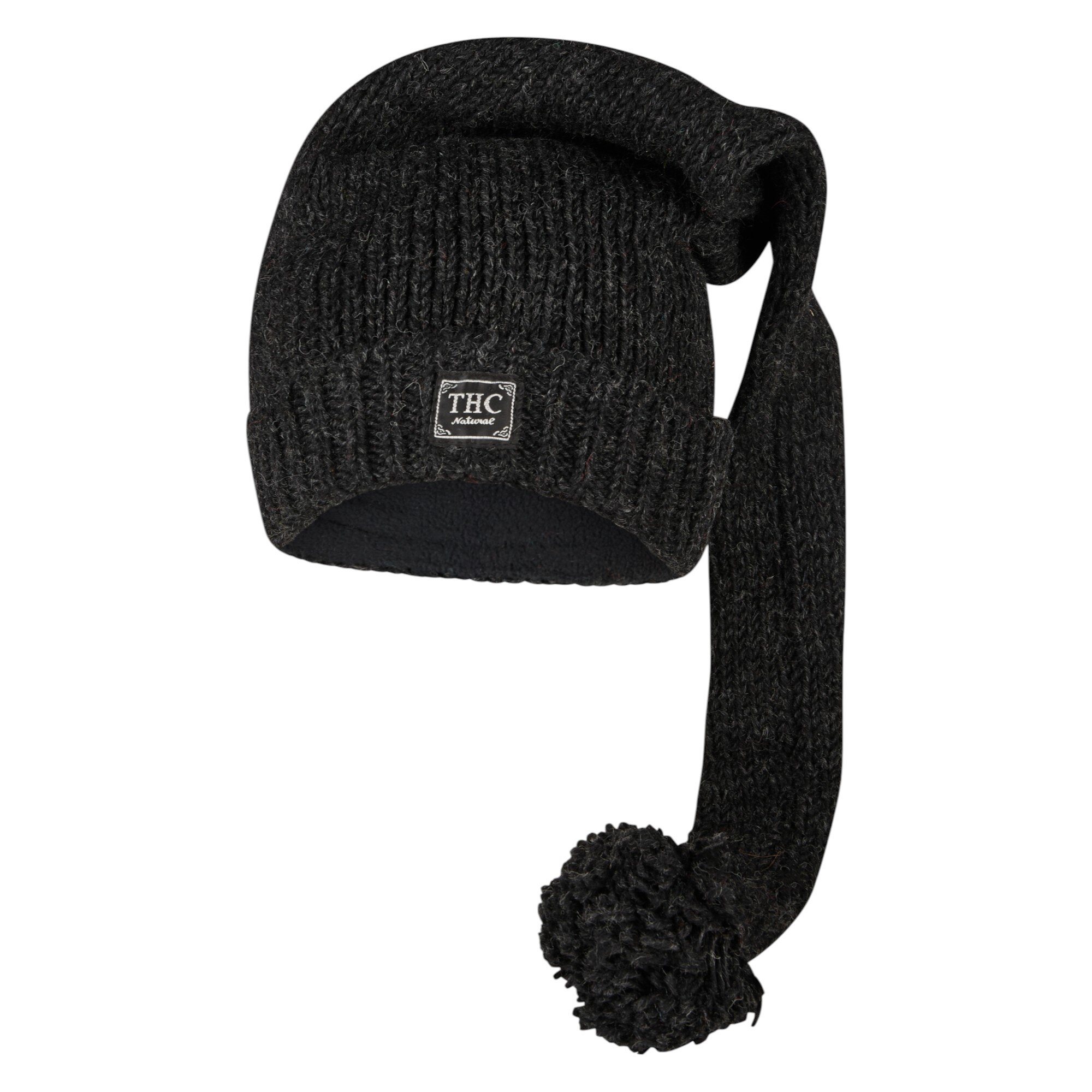 THC Schafwoll Zipfelmütze 509 anthrazit