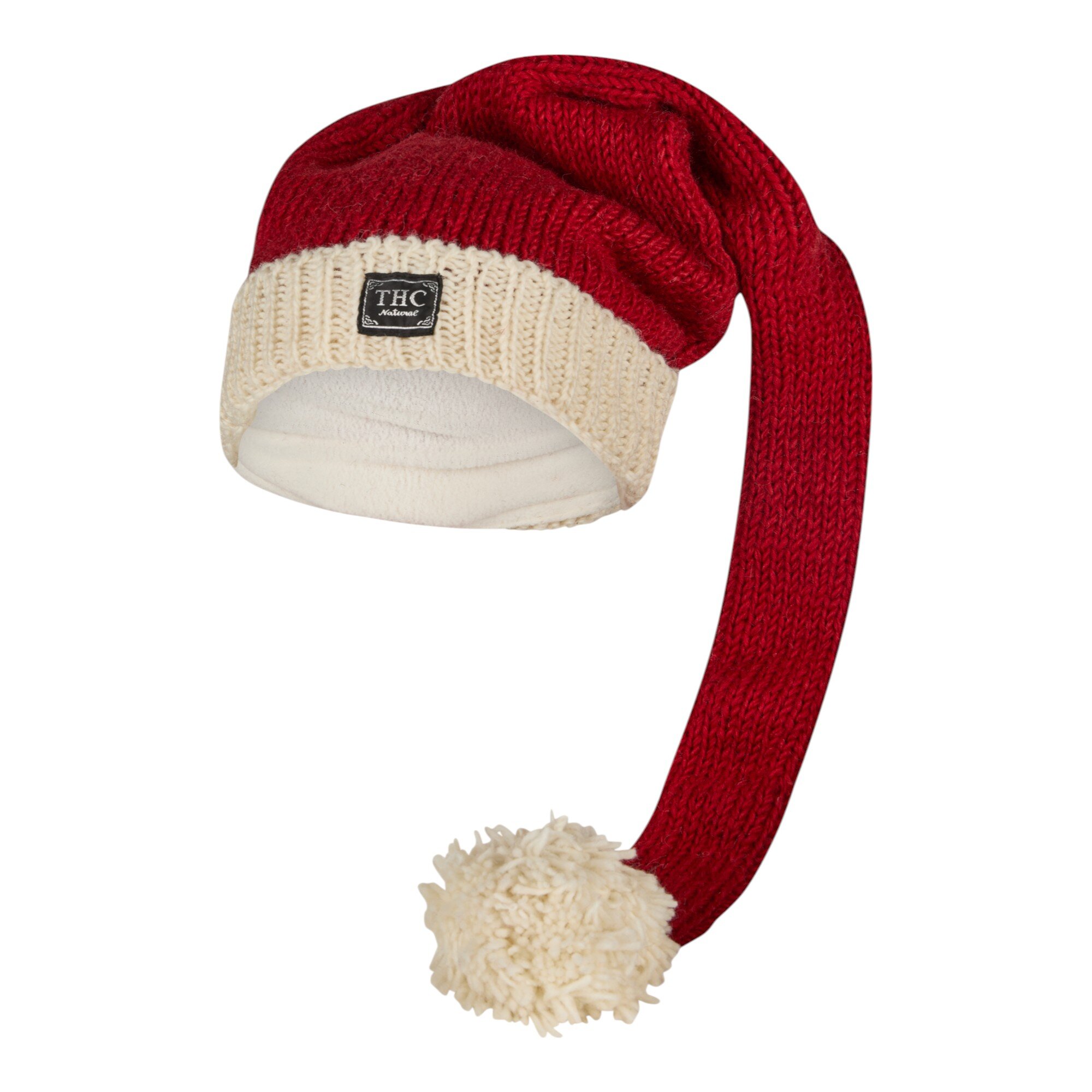 THC Schafwoll Zipfelmütze 600 rot