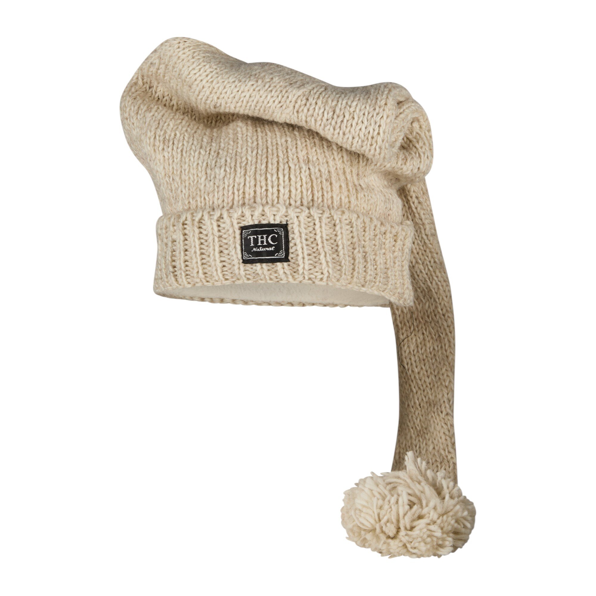 THC Schafwoll Zipfelmütze 713 weiß