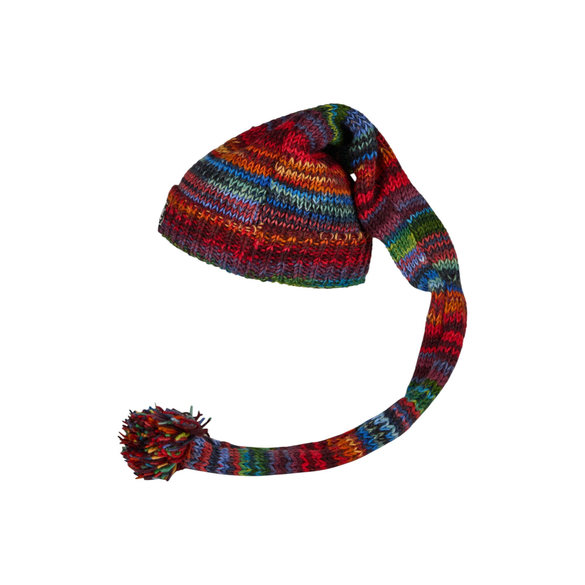 THC Schafwoll Zipfelmütze 727 bunt