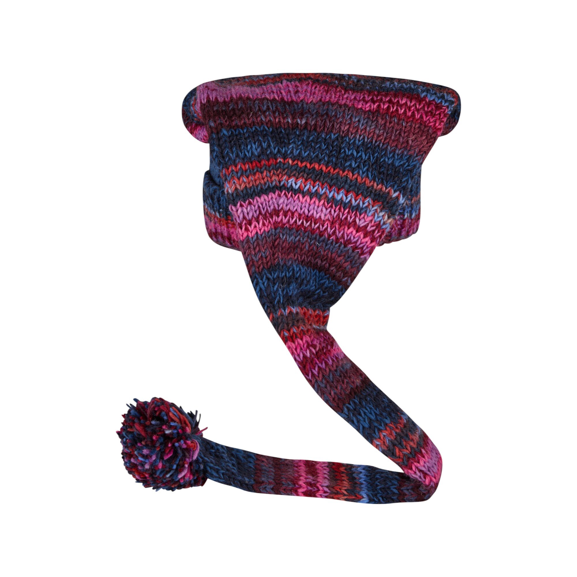 THC Schafwoll Zipfelmütze 805 lila 3