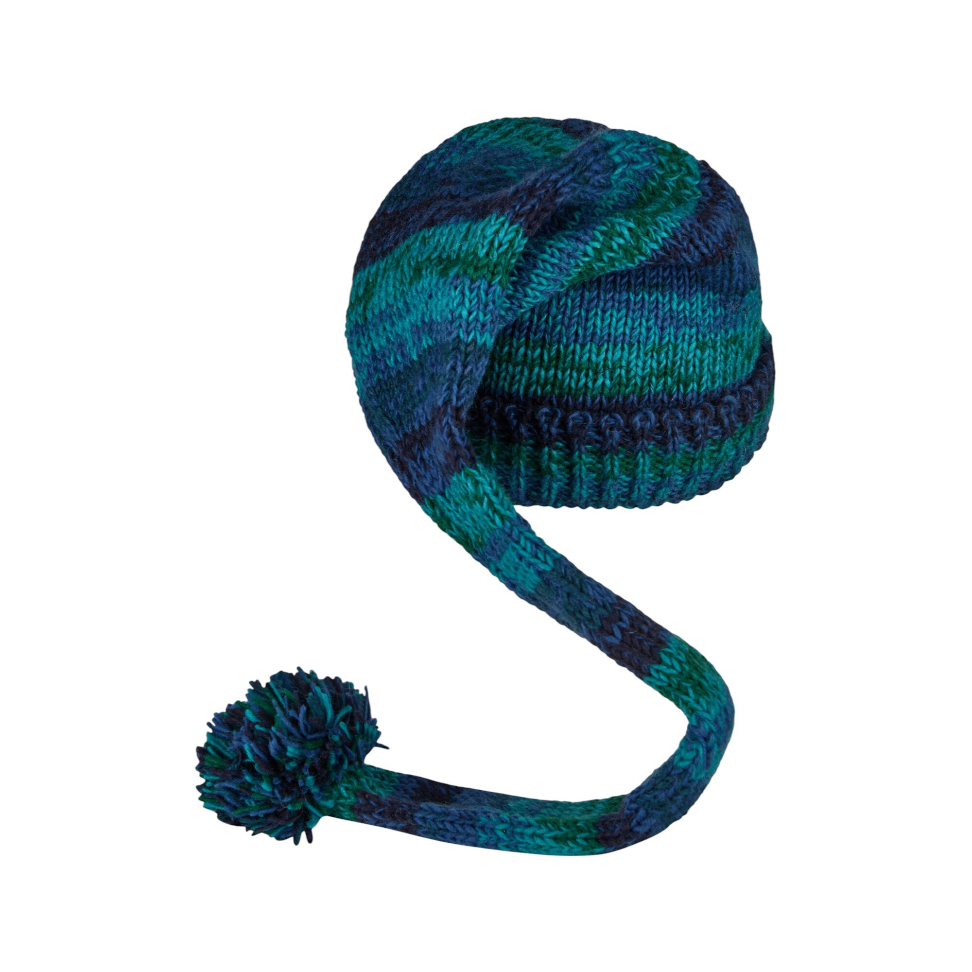 THC Schafwoll Zipfelmütze 806 blau 3