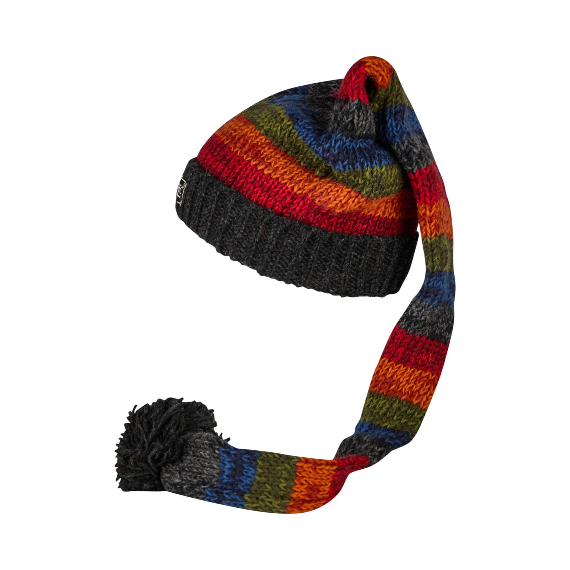 THC Schafwoll Zipfelmütze 814 bunt