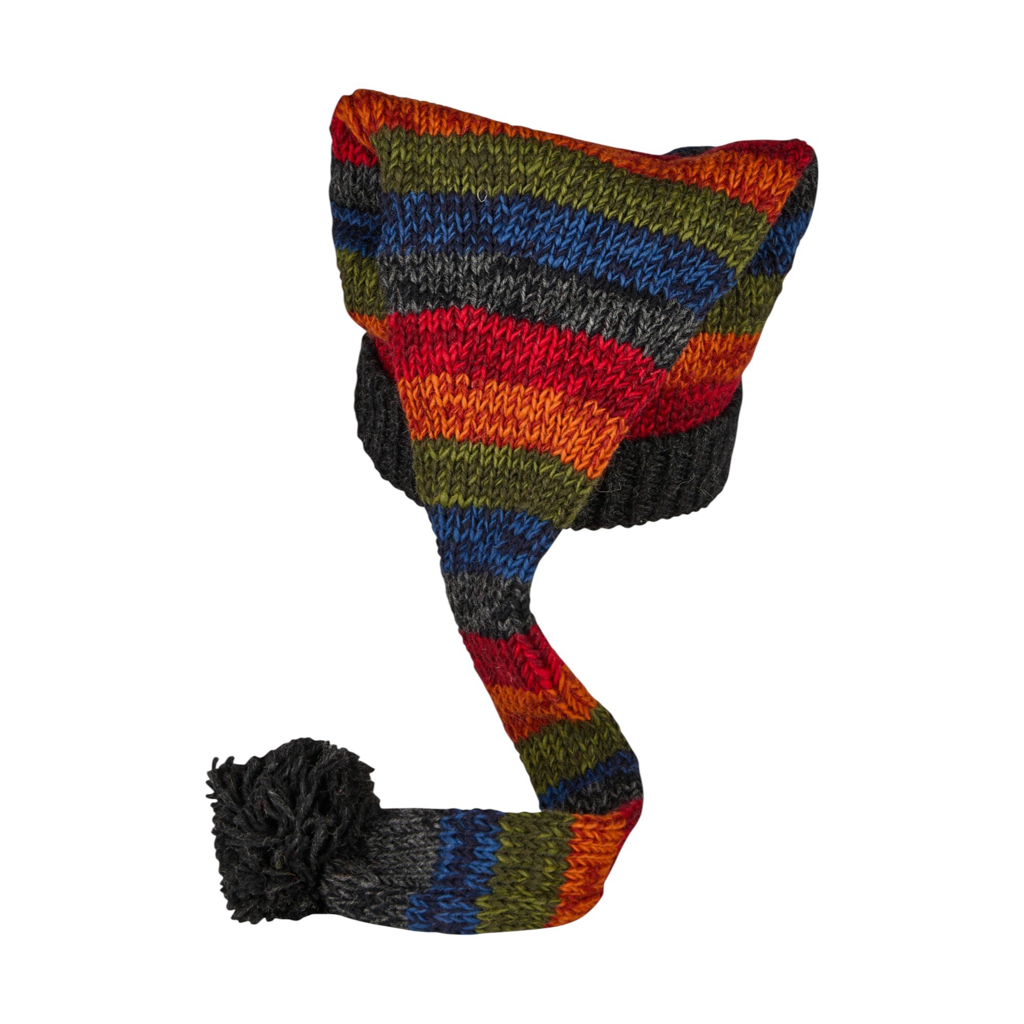 THC Schafwoll Zipfelmütze 814 bunt 3